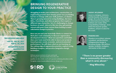 Workshop: Bringing Regenerative Design to Your Practice